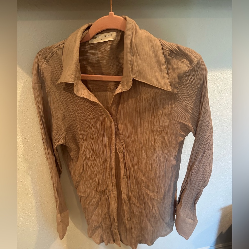 Elegant Brown Boutique Women's Top